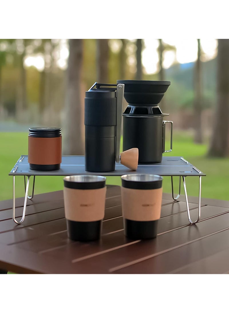 Jarrah Premium Portable Coffee Kit with Grinder Filter Server Cup and Storage Bag for Home & Travel - Image 5